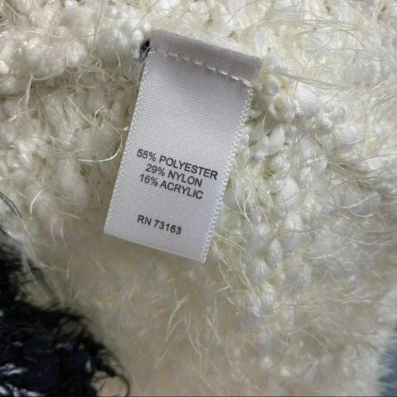 Cupio NWT Black/white eye lash open Cardigan - Picture 7 of 7